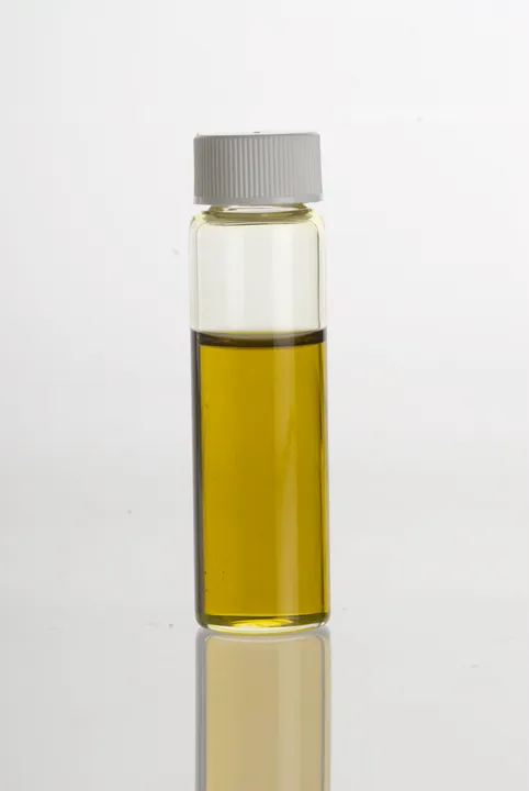 Studio macro photograph of avocado oil