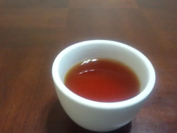 Studio macro photograph of black tea