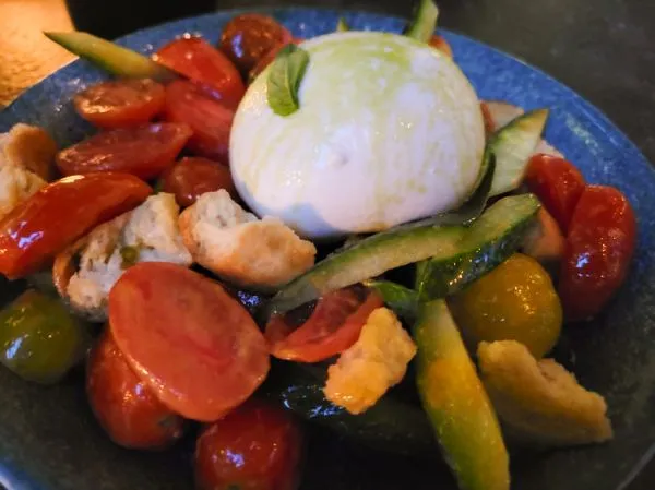 Studio macro photograph of burrata