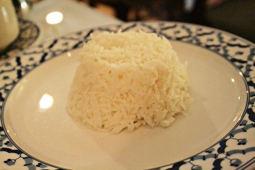 Studio macro photograph of jasmine rice