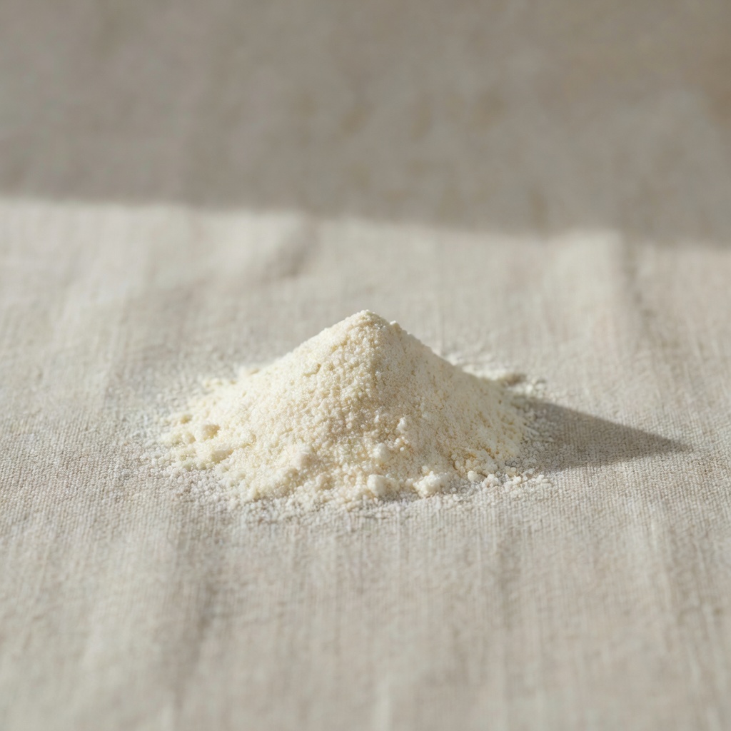 Studio macro photograph of kansui powder