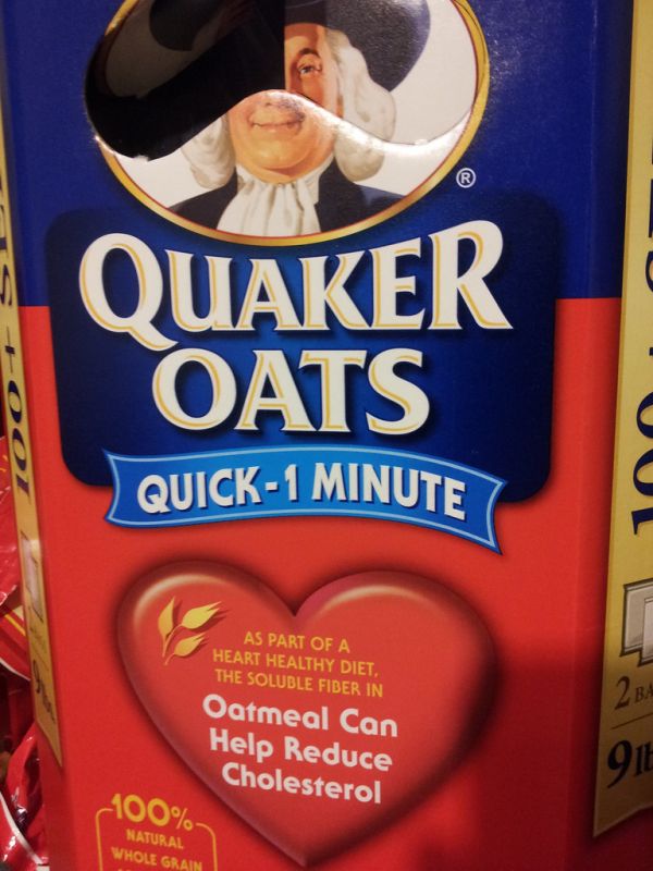 Studio macro photograph of quick oats