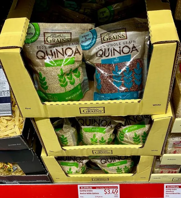 Studio macro photograph of quinoa