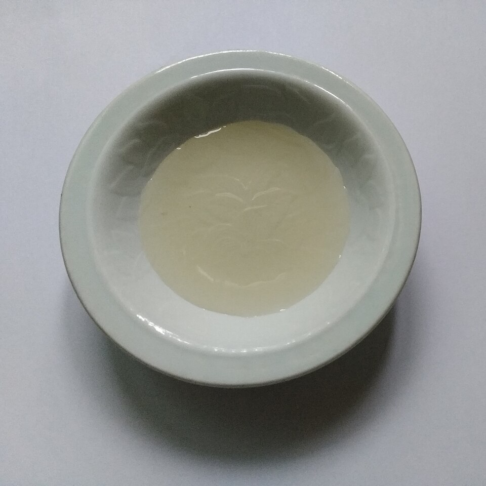Studio macro photograph of rice vinegar