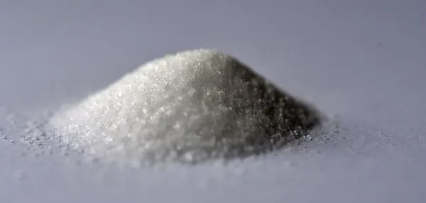 Studio macro photograph of table salt