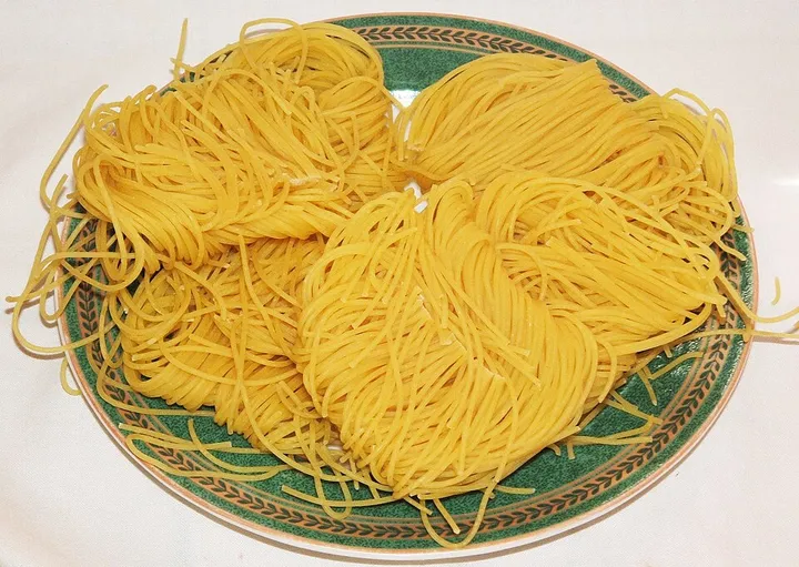 Studio macro photograph of vermicelli